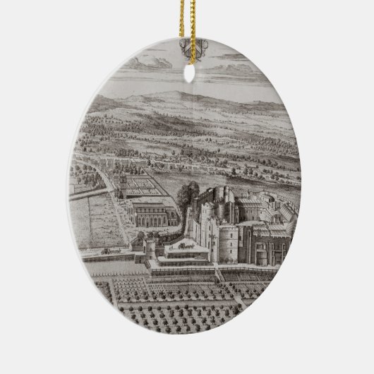 Berkeley Castle, Seat of the Earl of Berkeley (eng Keramisch Ornament (Rechts)