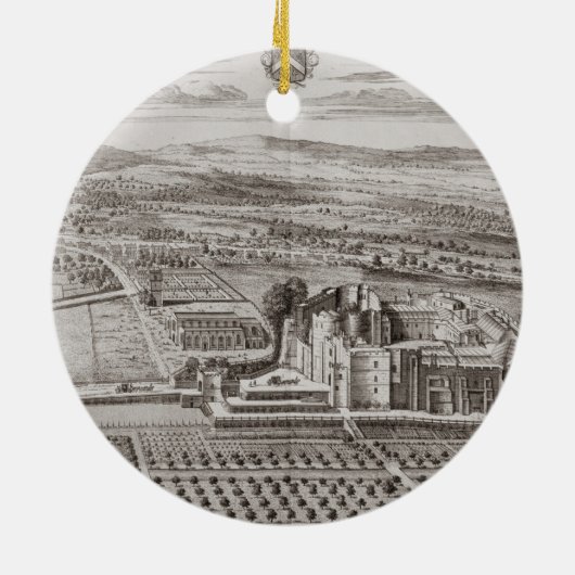 Berkeley Castle, Seat of the Earl of Berkeley (eng Keramisch Ornament (Achterkant)