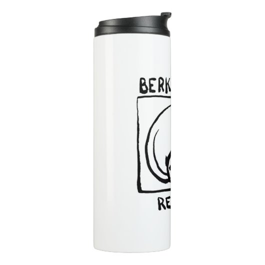 Berkeley Cat Logo merch Thermosbeker (Gedraaid links)