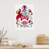 Berkeley Family Crest Poster (Keuken)
