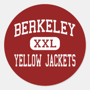 Berkeley - Gele Jassen - Hoog - Berkeley Ronde Sticker