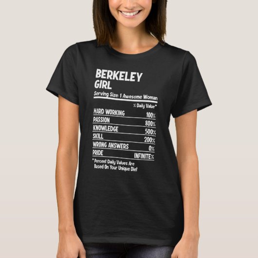 Berkeley Girl T-shirt (Voorkant)