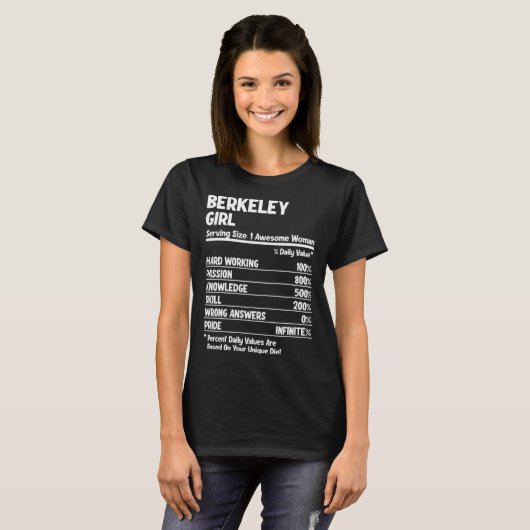 Berkeley Girl T-shirt (Voorkant volledig)