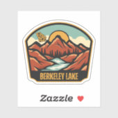 Berkeley Lake, Georgia Sticker (Vel)