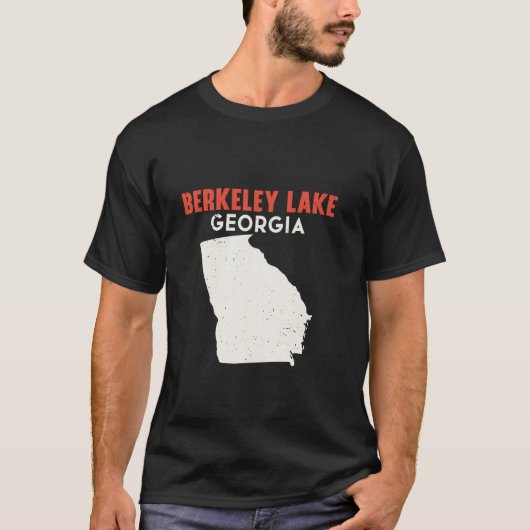 Berkeley Lake Georgia Verenigde Staten Staat Ameri T-shirt (Voorkant)