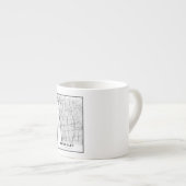 Berkeley Map Espresso Kop (Voorkant rechts)