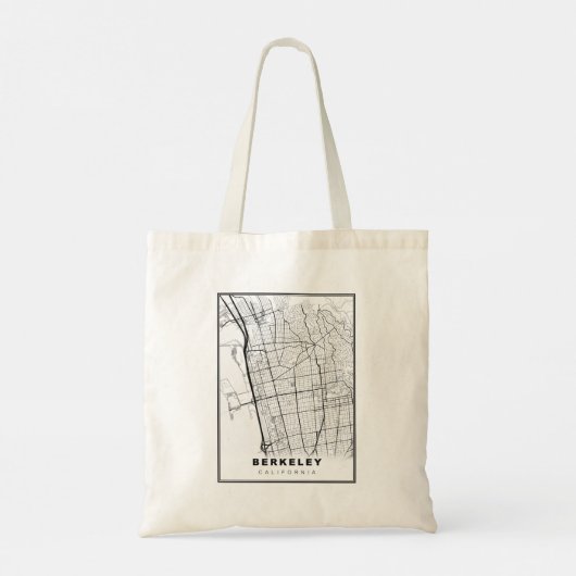 Berkeley Map Tote Bag (Achterkant)