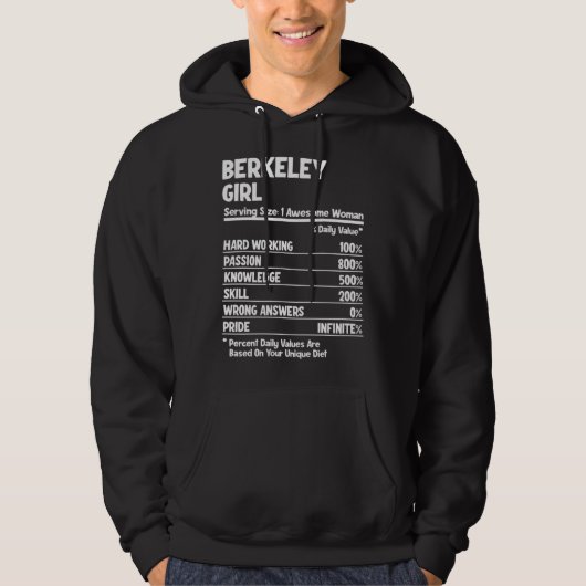 Berkeley Meisje Hoodie (Voorkant)