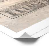 Berkeley. Panoramische Kaart 1891 (0099A) - Terugg Poster (Hoek)