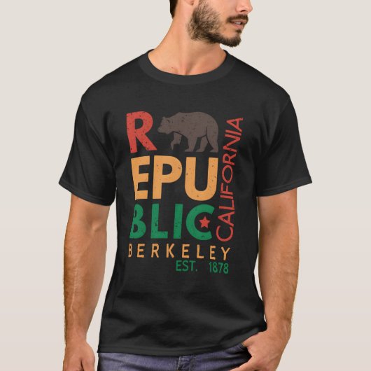Berkeley Product Republic of California T-shirt (Voorkant)