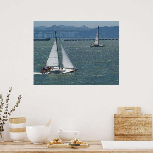 Berkeley Sailships Poster (Keuken)