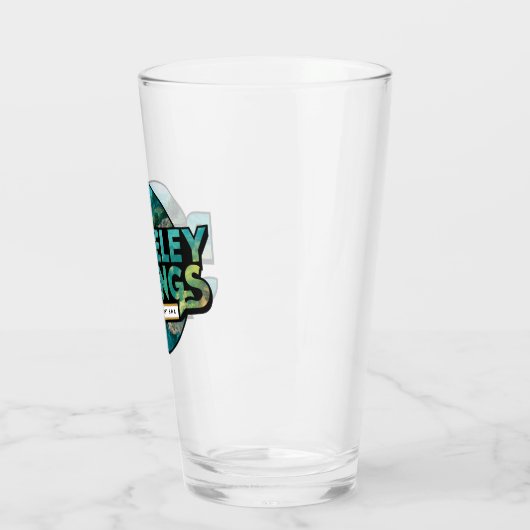 Berkeley Springs Illustratie Reizen Logo Glas (Links)