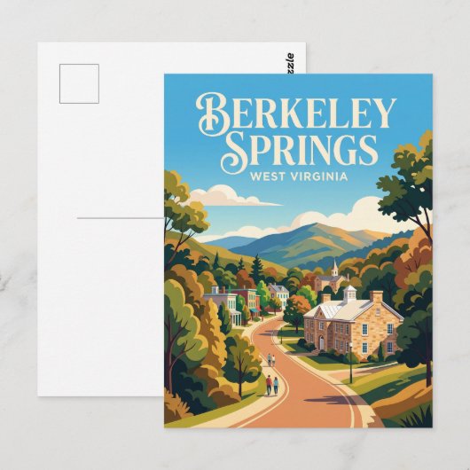 Berkeley Springs VS Briefkaart (Voorkant / Achterkant)