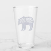 Berkeley Springs West Virginia Beer Glas (Achterkant)