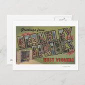 Berkeley Springs, West Virginia Briefkaart (Voorkant / Achterkant)