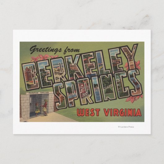 Berkeley Springs, West Virginia Briefkaart (Voorkant)