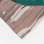 Berkeley Springs West Virginia Illustratie Reis Fleece Deken (Hoek)