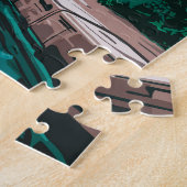 Berkeley Springs West Virginia Illustratie Reis Legpuzzel (Zijkant)