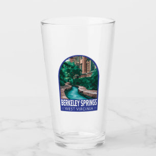 Berkeley Springs West Virginia Illustratie Reizen Glas