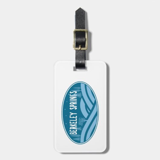 Berkeley Springs West Virginia Outdoors Bagagelabel (Voorkant verticaal)