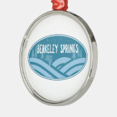 Berkeley Springs West Virginia Outdoors Metalen Ornament (Links)