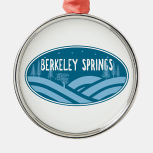 Berkeley Springs West Virginia Outdoors Metalen Ornament