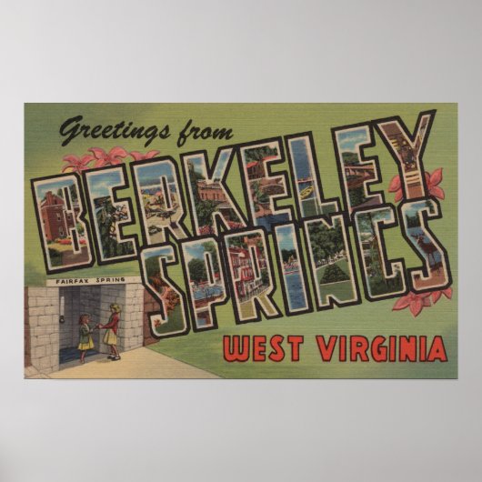 Berkeley Springs, West Virginia Poster (Voorkant)