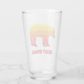 Berkeley Springs West Virginia Rainbow Beer Glas (Achterkant)