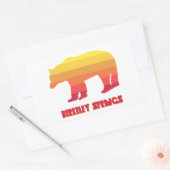 Berkeley Springs West Virginia Rainbow Beer Rechthoekige Sticker (Envelop)