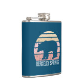 Berkeley Springs West Virginia Retro Beer Heupfles (Rechts)