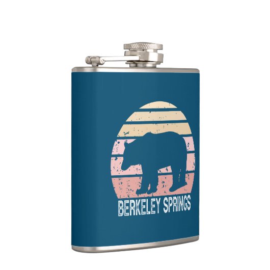 Berkeley Springs West Virginia Retro Beer Heupfles (Rechts)