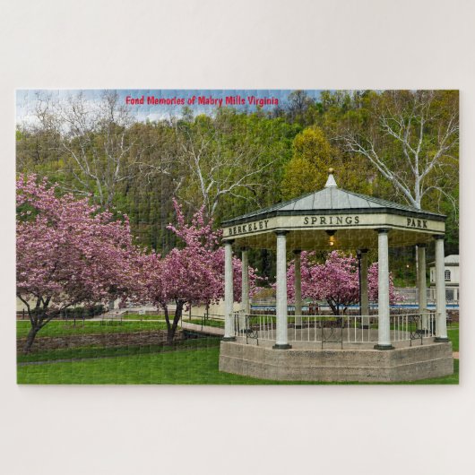 Berkeley Virginia in de lente. Jigzaag Puzzle Legpuzzel (Horizontaal)