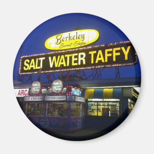 Berkeley Zout Water Taffy bij zonsondergang Magneet (Voorkant)