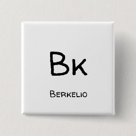 Berkelio - Bk Vierkante Button 5,1 Cm