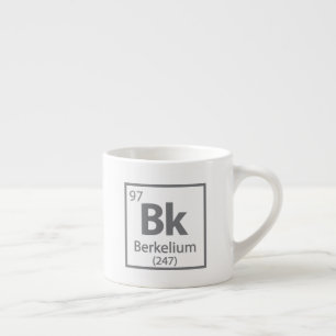 Berkelium - Berkeley Science Periodic Table Espresso Kop