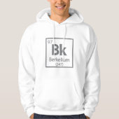 Berkelium - Berkeley Science Periodic Table Hoodie (Voorkant)