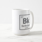 Berkelium - Berkeley Science Periodic Table Koffiemok (Voorkant rechts)
