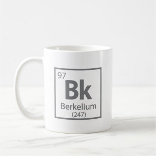 Berkelium - Berkeley Science Periodic Table Koffiemok
