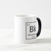 Berkelium - Berkeley Science Periodic Table Magische Mok (Voorkant rechts)