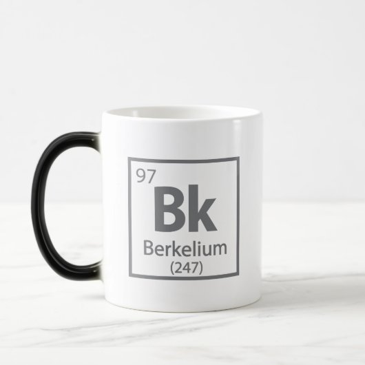 Berkelium - Berkeley Science Periodic Table Magische Mok (Links)