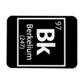Berkelium - Berkeley Science Periodic Table Magneet (Horizontaal)