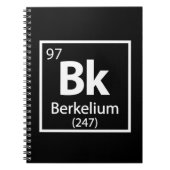 Berkelium - Berkeley Science Periodic Table Notitieboek (Voorkant)