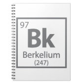Berkelium - Berkeley Science Periodic Table Notitieboek (Voorkant)