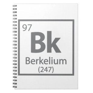 Berkelium - Berkeley Science Periodic Table Notitieboek
