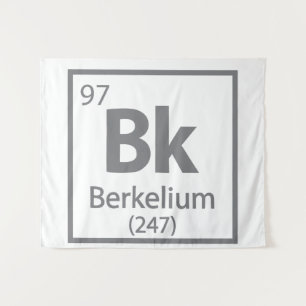 Berkelium - Berkeley Science Periodic Table Wandkleed
