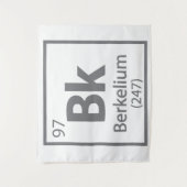 Berkelium - Berkeley Science Periodic Table Wandkleed (Voorkant)