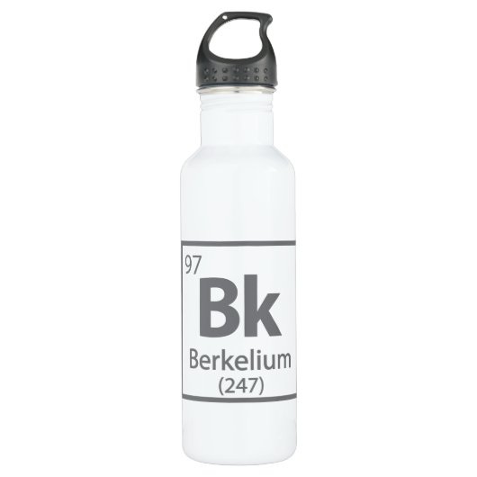 Berkelium - Berkeley Science Periodic Table Waterfles (Voorkant)