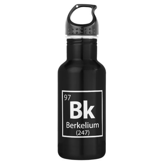 Berkelium - Berkeley Science Periodic Table Waterfles (Voorkant)