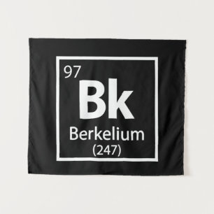 Berkelium - Berkeley Science Periodiek Systeem Wandkleed
