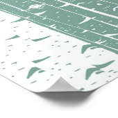 Berken Bird Sage Poster (Hoek)